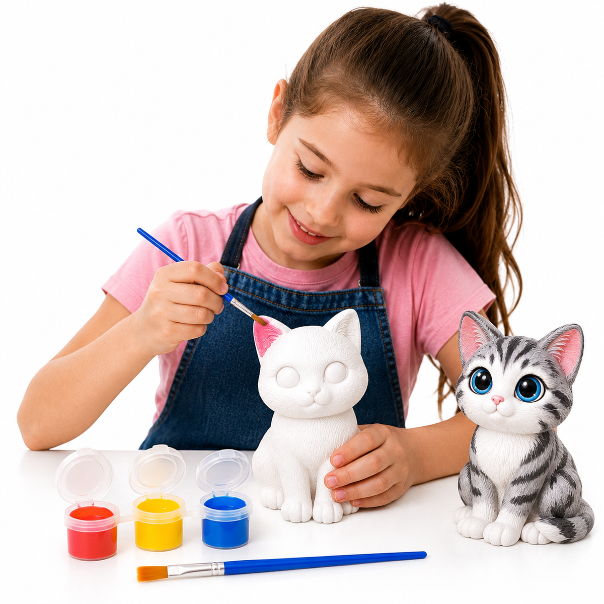 Paint Your Own Cat Figurine for Kids – Pick Your Colours, Paint Your Cat & Make It Yours! 🎨🐱