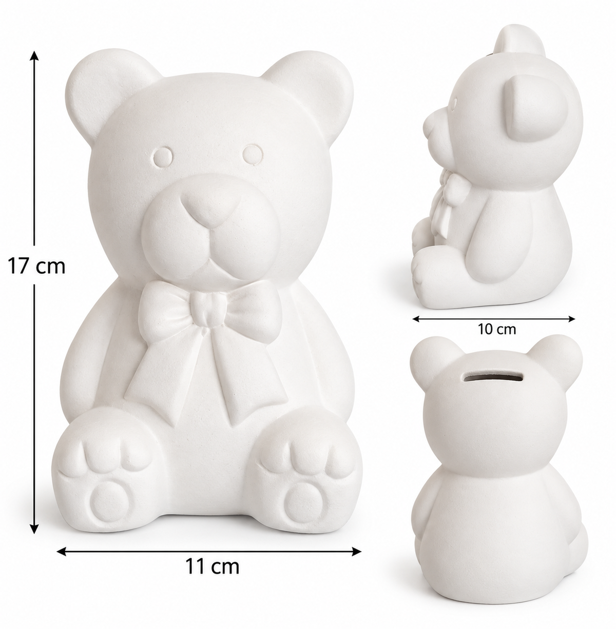 Teddy Bear Piggy Bank Hand Made in uk 🇬🇧
